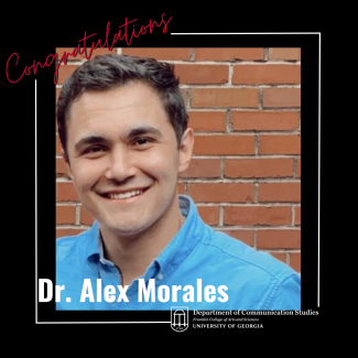 Congratulations Dr. Alex Morales
