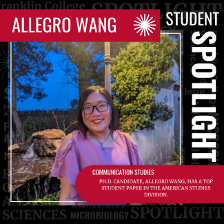 Allegro Wang for Top Student Paper