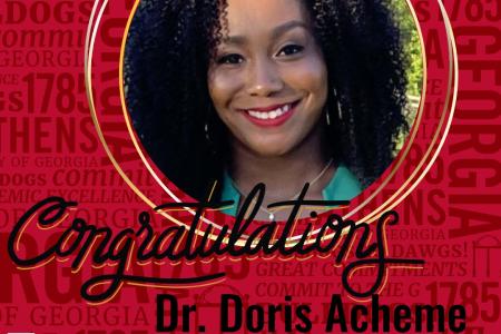 Congratulations Dr. Doris Acheme