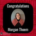 Congratulations Morgan Thoem